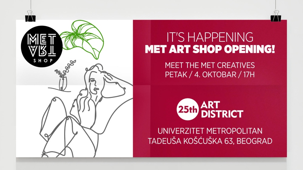 met art shop MET Art Shop – kreativni koncept store Univerziteta Metropolitan