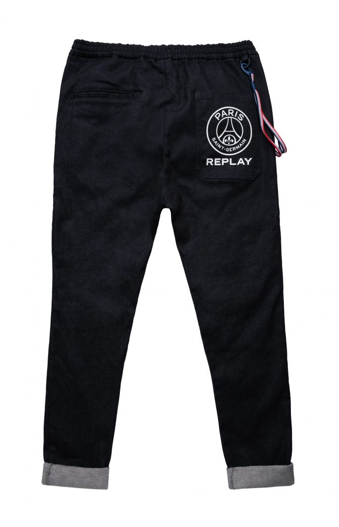 PSG JOG PANT BACK e1579786099136 Replay x Paris Saint Germain: Nova denim kolekcija