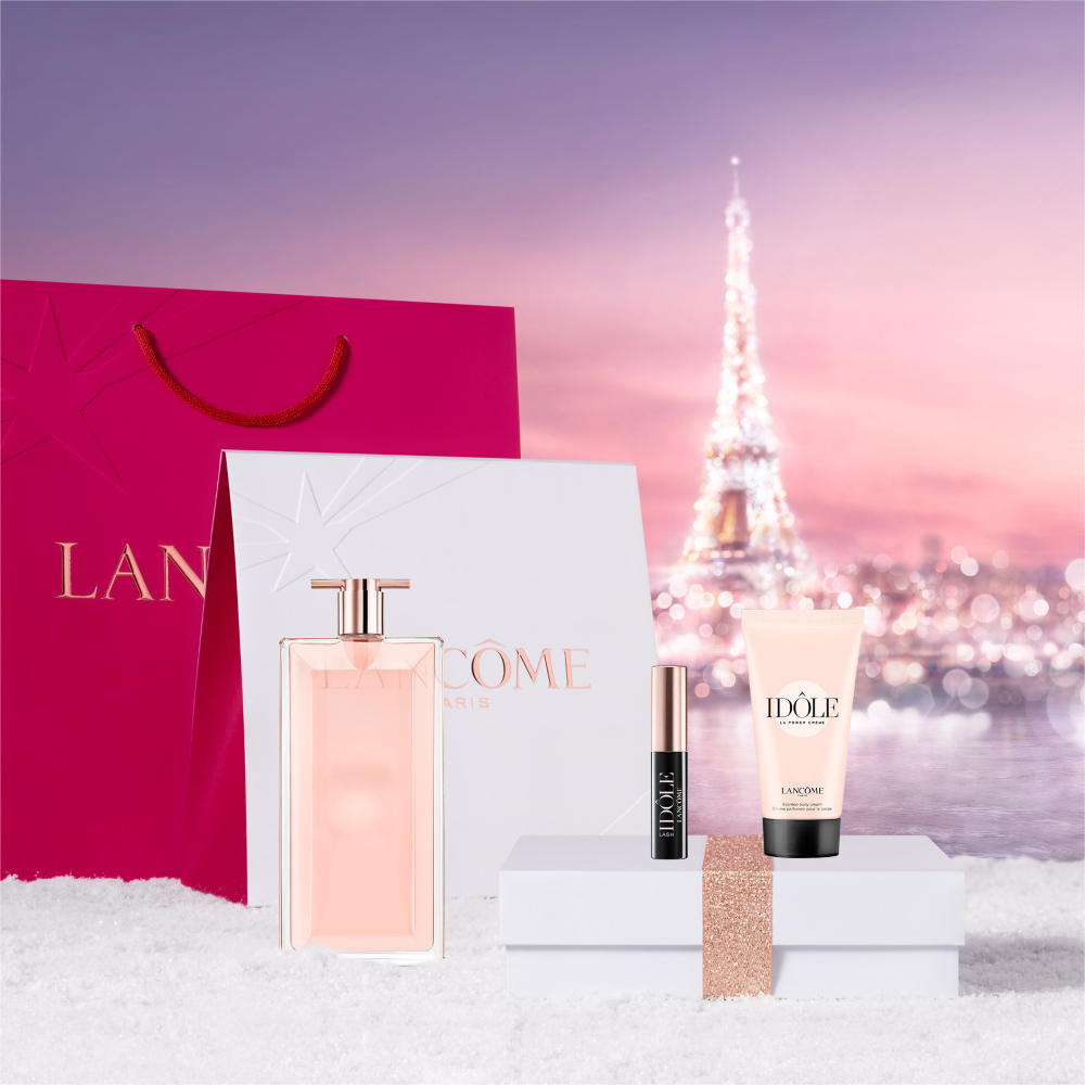 Lancome Holiday 2021 Lifestyle prestige set fragrance compo Inter Idole 50ml FG and mini 3614273597296 1 1 Najbolji praznični poklon setovi SA NOVIM EKOLOŠKI PRIHVATLJIVIM PAKOVANJEM