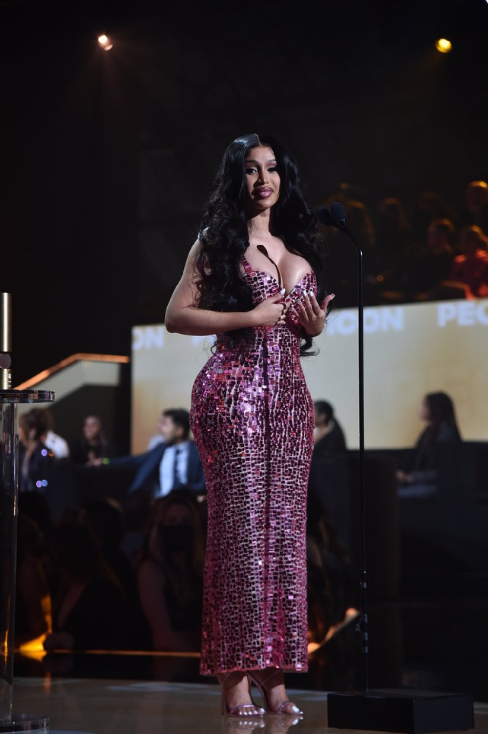 2021 PEOPLES CHOICE AWARDS Pictured Cardi B speaks on stage Photo by Alberto Rodriquez E Entertainment NBC Ovo je lista pobednika dodele nagrada 2021 PEOPLES CHOICE AWARDS
