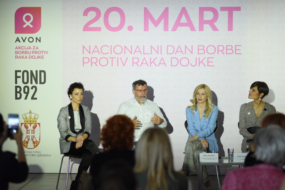 Panel u susret Nacionalnom danu borbe protiv raka dojke 2 Avon i Fond B92 u susret 10. Nacionalnom danu borbe protiv raka dojke