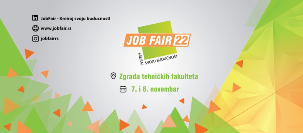 JobFair 2022 1 Sajam poslova i praksi „JobFair ─ Kreiraj svoju budućnost!”