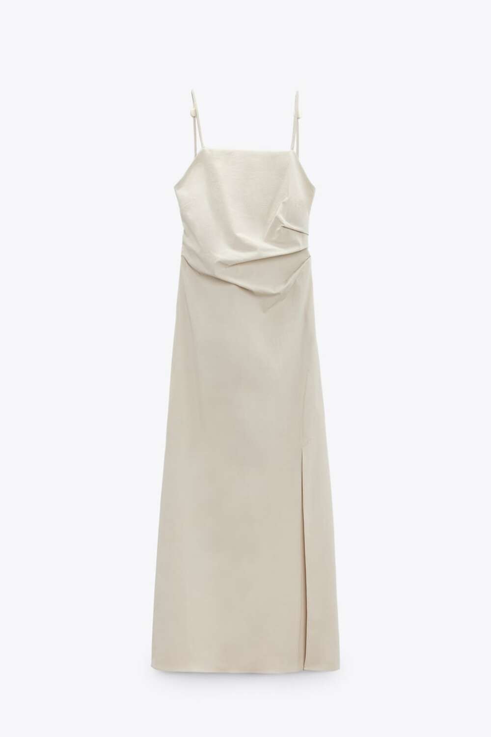 Bela haljina na bretele Trend tihog luksuza sve više raste, a Zara ima idealne komade za to