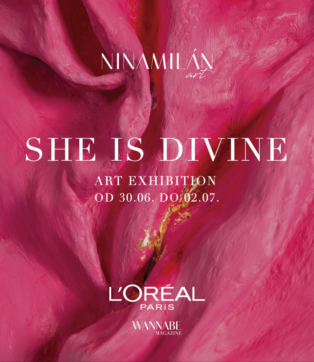 NINAMILAN She is divine She is divine   otvaranje izložbe apstraktnih skulpturalnih slika Nine Milović