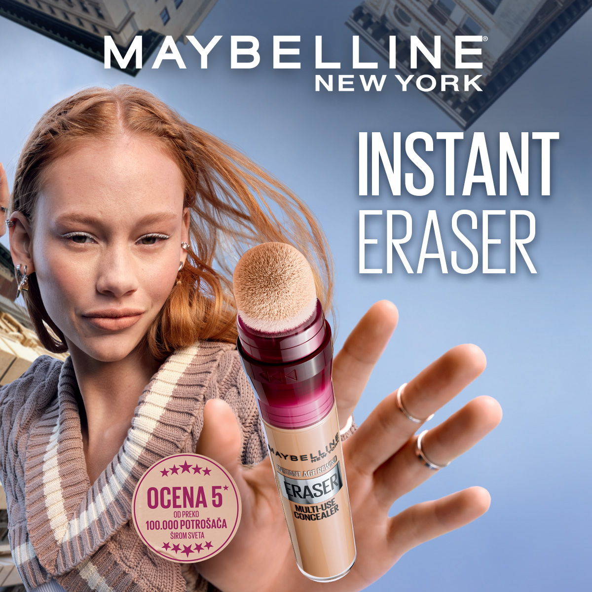 MNY IAR 1x1 01 SRB Čak 100.000 ljudi je novoj formuli Maybelline New York Instant Anti Age Eraser korektora dalo 5 zvezdica   evo zašto