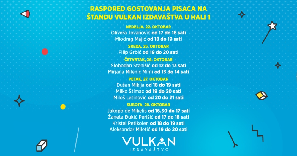 Vulkan na Beogradskom sajmu knjiga 2023 Evo sta nas sve ocekuje 1 1 Vulkan na Beogradskom sajmu knjiga 2023: Evo šta nas sve očekuje!