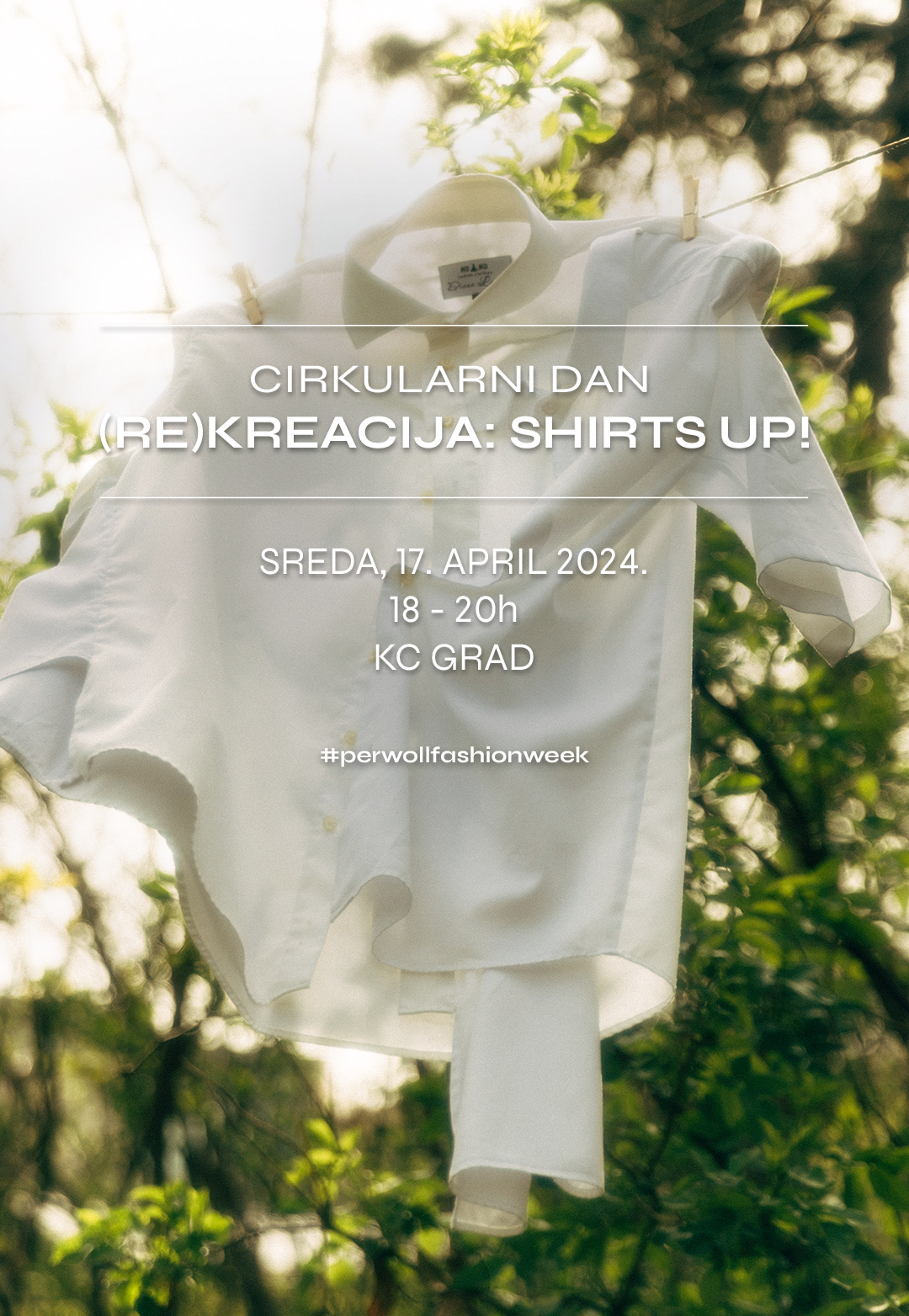Cirkularni dan 4 2 Novi život vaše stare bele košulje   zašto treba da posetite izložbu ReKreacija: Shirts up! na Perwoll Fashion Week