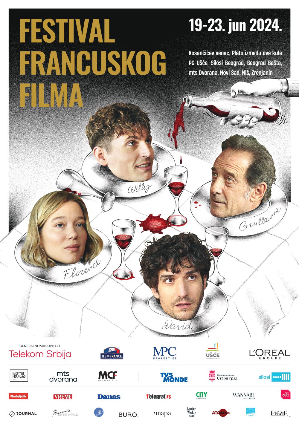 Plakat Festival francuskog filma Festival francuskog filma 2024: Pogledajte celokupni program