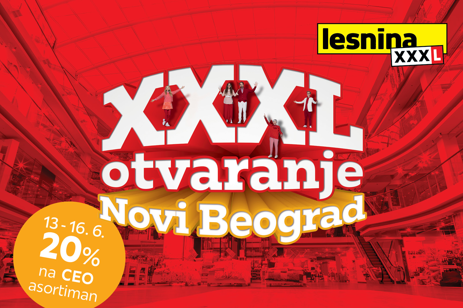 Porodica Lesninovic otvaranje Lesnina XXXL otvara vrata i u Beogradu: Transformišite svoj dom