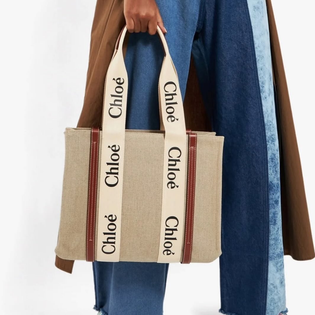 Photo by ماركات اصليه ✨ on November 05 2024. На слици може бити  1 особа grocery bag ременик учкур и текст Ovo su najpopularnije Chloé torbe koje dodajemo na svoju #wishlist