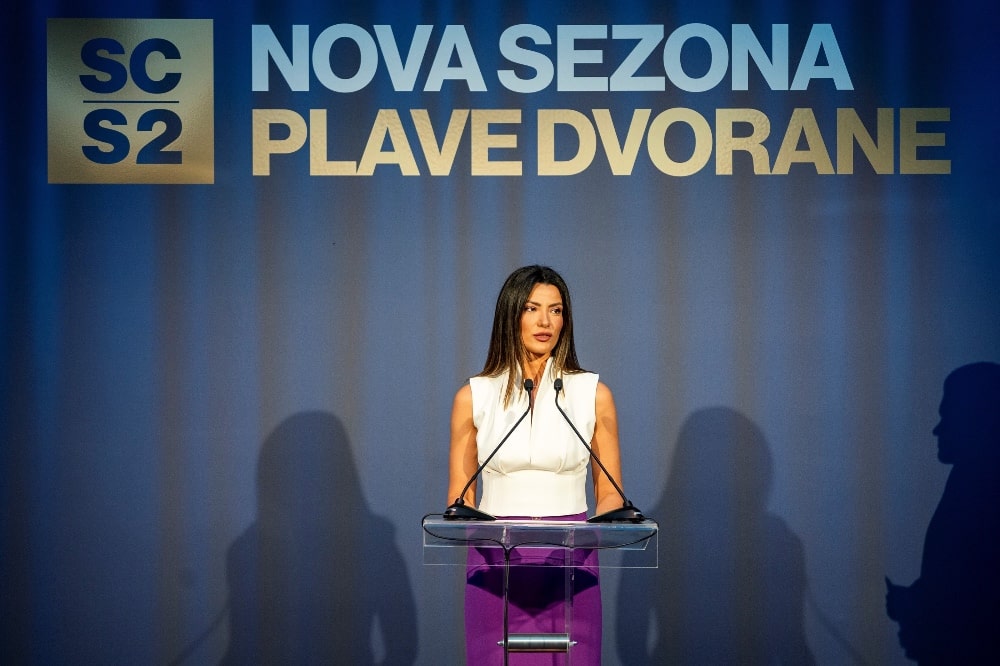 1 Kristina Milincic generalna direktorka Sava Centra otvorila je novu sezonu min Plava dvorana Sava Centra spremna za novu sezonu događaja