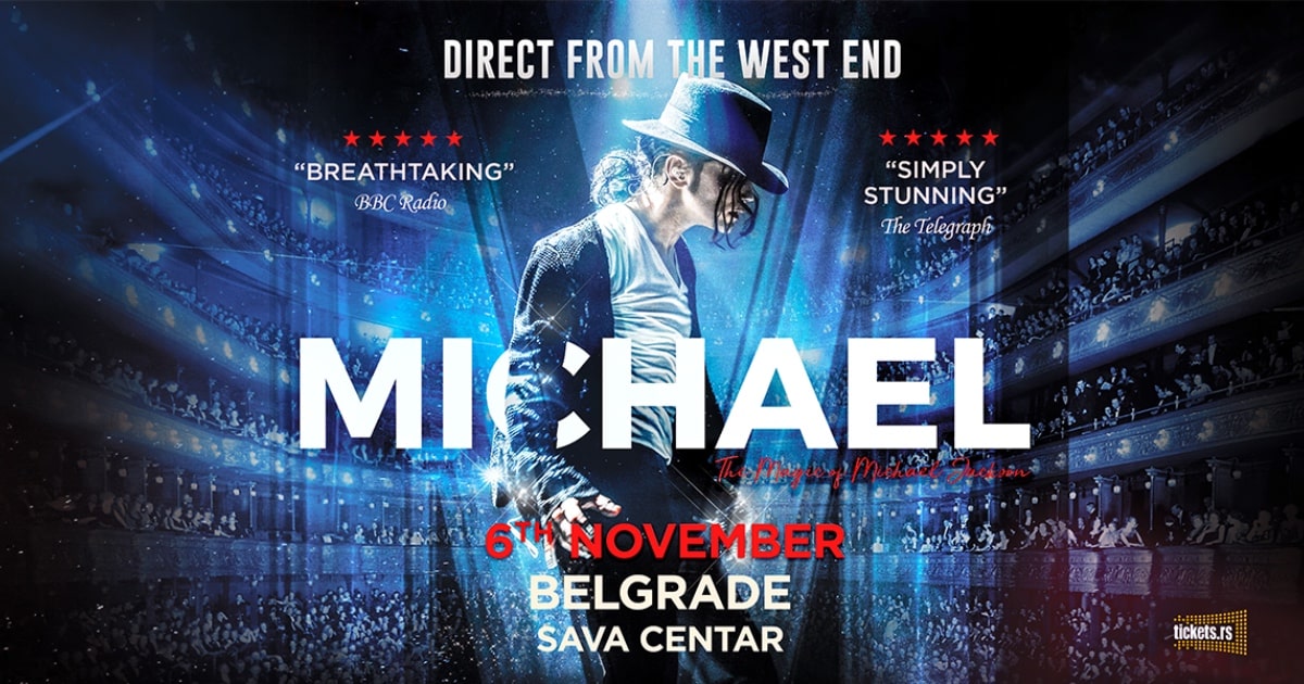 1200x600 MICHAEL BELGRADE 1 min Najveći omaž Kralju popa stiže u Sava Centar