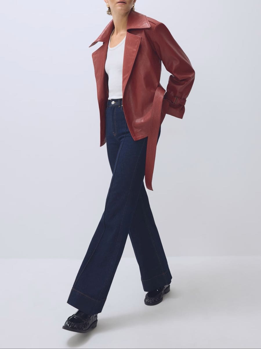 reserved crvena kozna jakna min Imamo 20 high street komada koji će osvežiti vaš stil za jesen