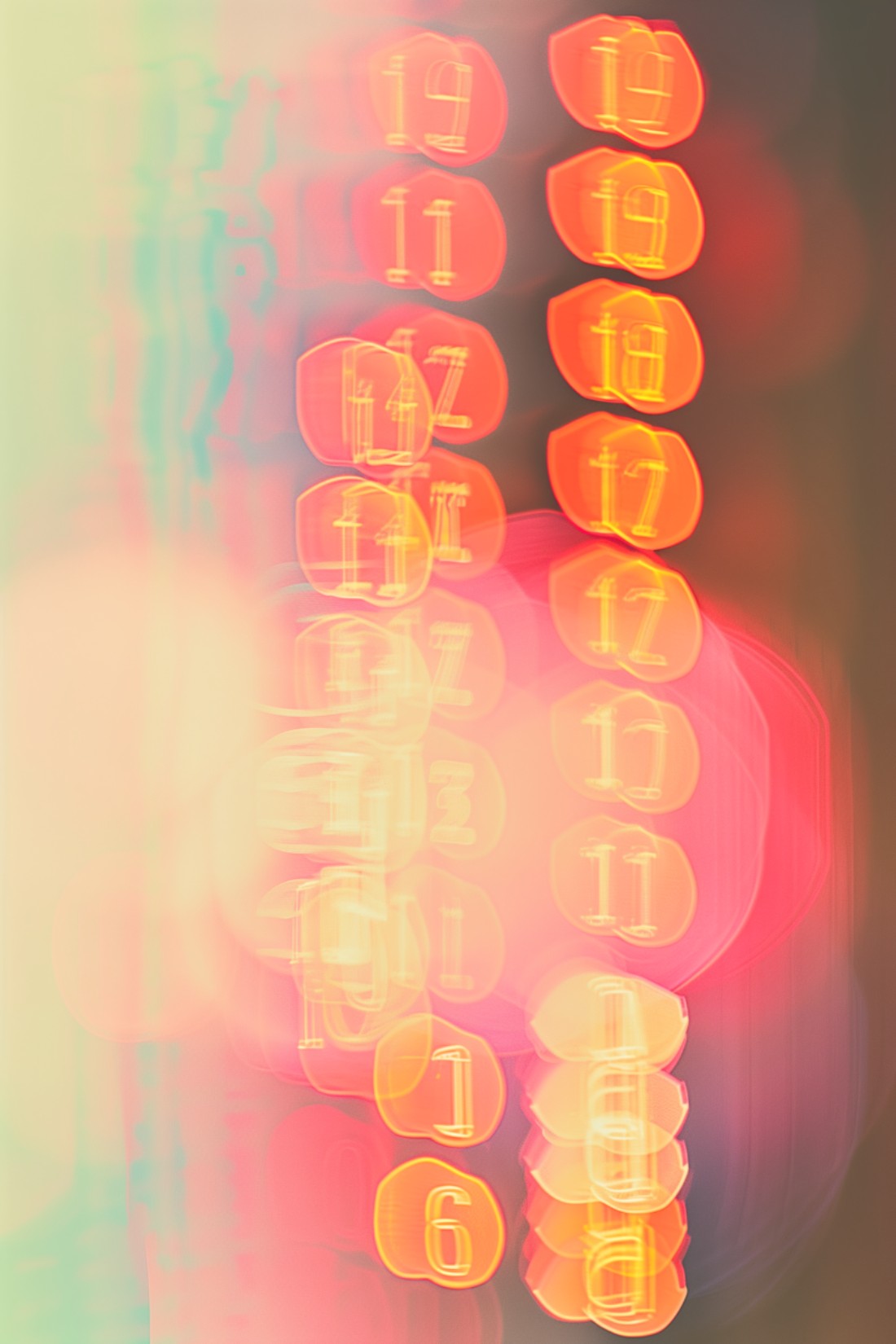 Glowing Numbers Abstract Numerologija: Šta tvoj datum rođenja govori o tebi?