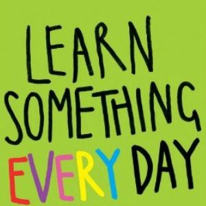 Nauči nešto novo svakog dana (1. deo)