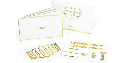 Modni zalogaj: Dior predstavio tetovaže od zlata