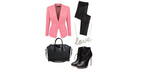 Look of the Day: Crna i roze