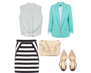 Look of the Day: Mint i pruge