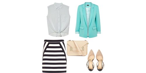 Look of the Day: Mint i pruge
