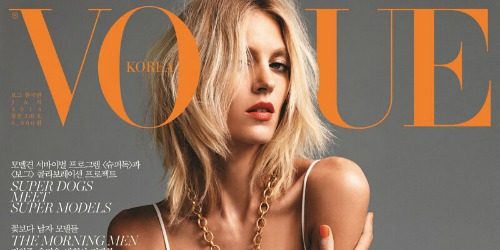 Modni zalogaj: Anja Rubik za “Vogue Korea”