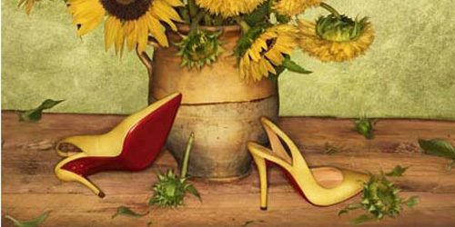Christian Louboutin: Cveće i cipele