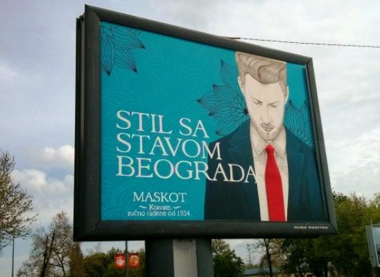 Stil sa stavom Beograda: Jedinstven bilbord urađen slikarskom tehnikom
