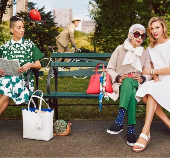 Najstarija modna ikona na svetu u kampanji brenda Kate Spade