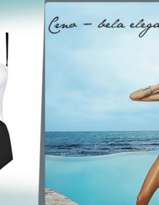 Lisca Swimwear: Crno-bela elegancija