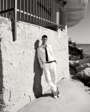 Novak Đoković za “Vogue US” jun 2011.