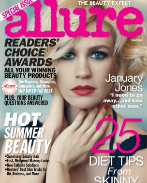 January Jones za “Allure” magazin