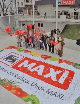 Maxi supermarketi predstavili novi logo