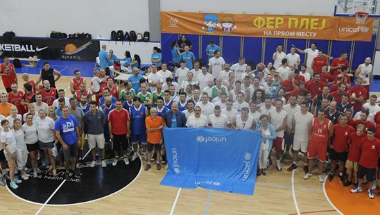 Tradicionalni Unicef-ov Fer plej basket turnir za podršku roditeljskoj telefonskoj liniji