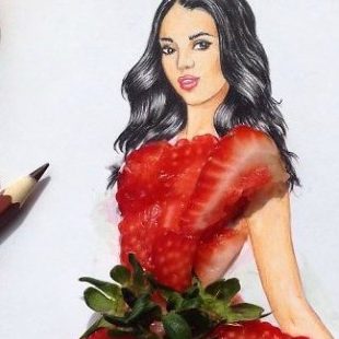 Jermenijski modni ilustrator kreira neverovatne haljine od hrane