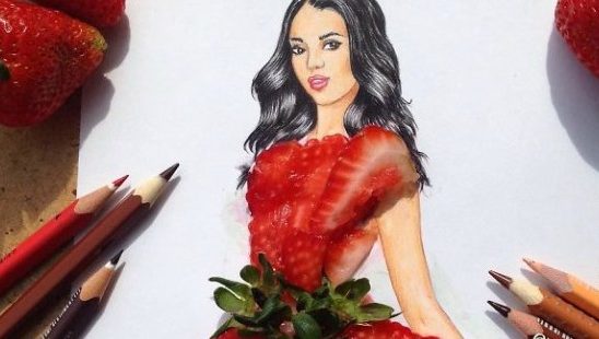 Jermenijski modni ilustrator kreira neverovatne haljine od hrane