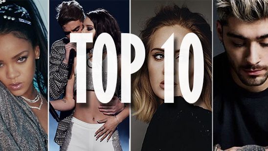 Top 10 pesama koje su obeležile 2016. godinu