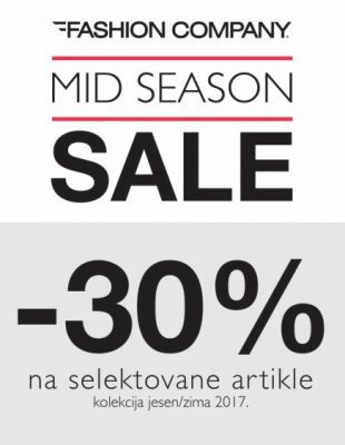 Mid Season Sale u Fashion Company prodavnicama!
