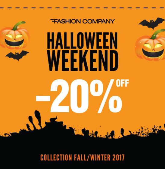 Halloween Weekend -20% u Fashion Company prodavnicama