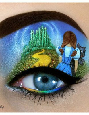 Umetničko šminkanje očiju – slike na kapcima