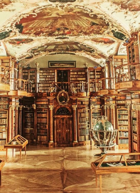 Najlepša evropska biblioteka – opatija St. Gallen u Švajcarskoj