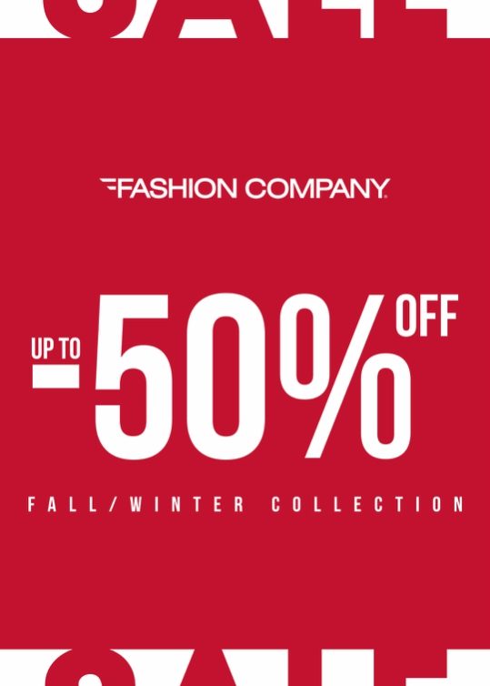 Sezonsko sniženje do 50% u prodavnicama Fashion Company