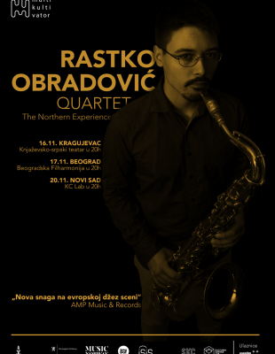 Koncert kvarteta saksofoniste Rastka Obradovića u Beogradskoj filharmoniji