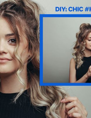 DIY: Chic #halfup frizura