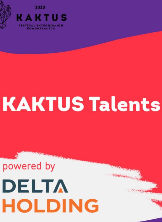 UNIQUE IN BEING DIFFERENT – Otvoren konkurs KAKTUS Talents Award (powered by Delta Holding)!