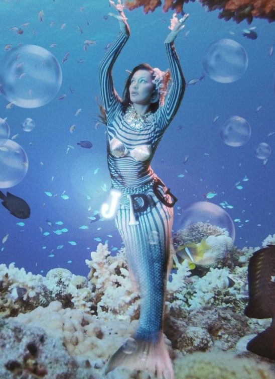 Bella Hadid u ulozi sirene u novoj kampanji Jeana Paula Gaultiera “Les Marins”