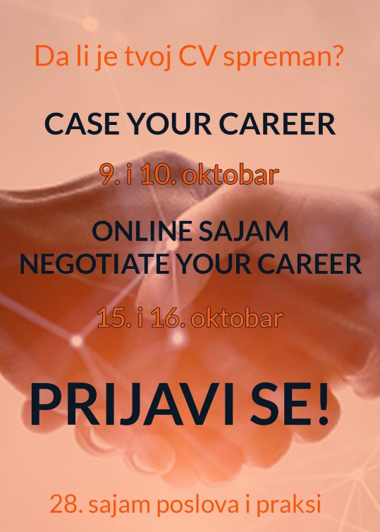 CAREER DAYS – 28. Sajam poslova i praksi počinje uskoro!