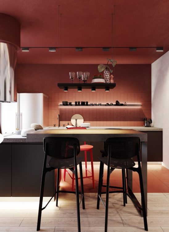Crvena boja je IN – inspirativne kuhinje koje će oplemeniti vaš dom