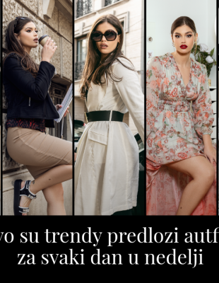 Sofija Spasojević predlaže autfite za svaki dan u nedelji