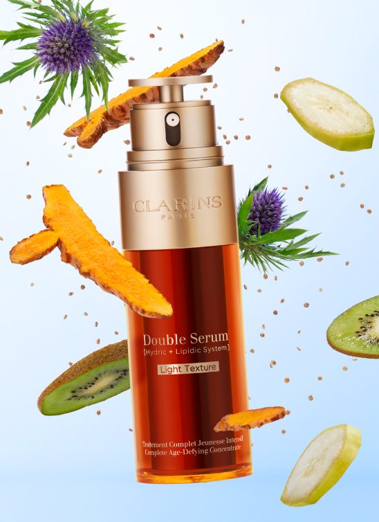 Stigla je nova, lagana formula kultnog Clarins Double seruma, a njegova tekstura idealna je za muškarce i žene, sve tipove kože, čak i za kombinovanu