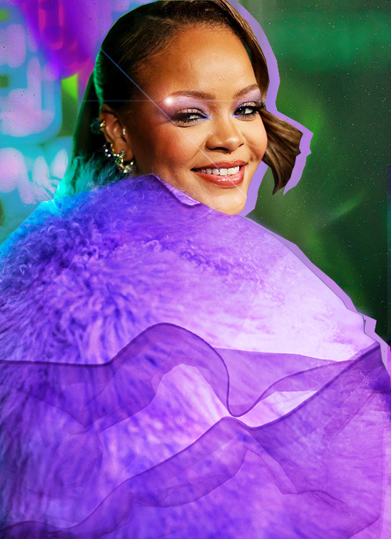 Chrome senka u boji lavande: Rihanna je postavila makeup trend za 2024.
