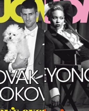 Beyoncé i Novak Đoković za “L’Uomo Vogue”